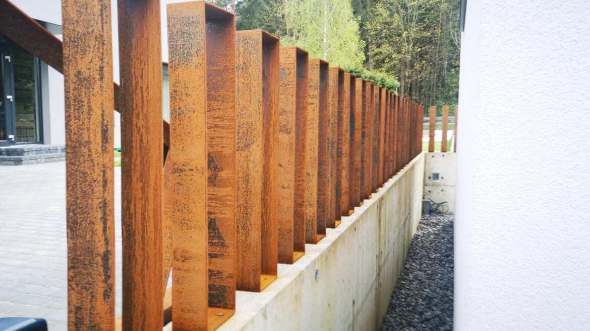 Corten Fence „Kubas”