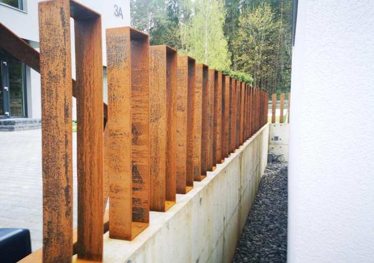 Corten Fence „Kubas”
